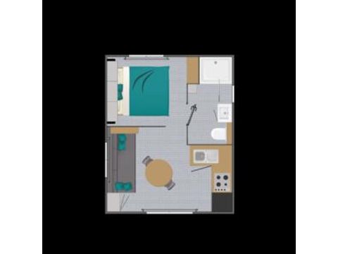 MOBILHOME 2 personnes - Mobil-home Confort 18m² 1 ch (2020) 2 pers