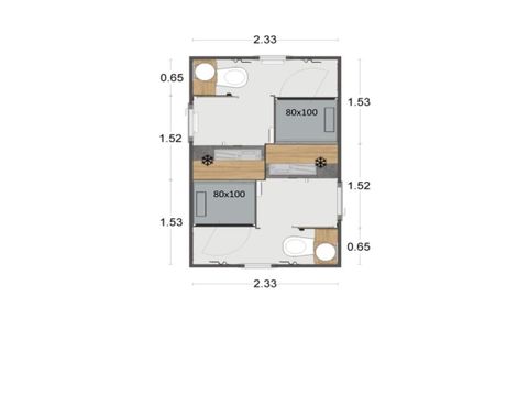 Emplacement - Sanitaire Privé