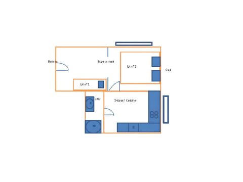 APPARTEMENT 3 personnes - N°1