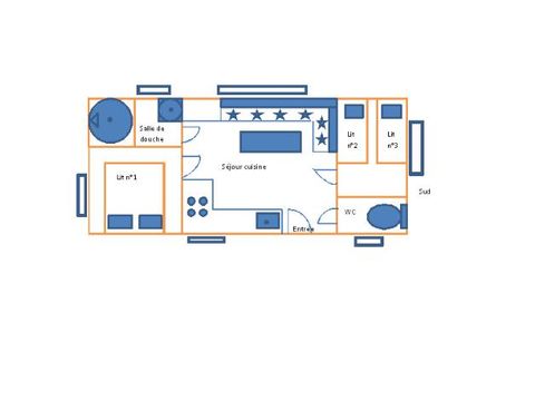 MOBILHOME 4 personnes - SUPER VENUS