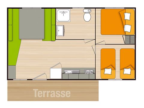 MOBILHOME 4 personnes - Eco