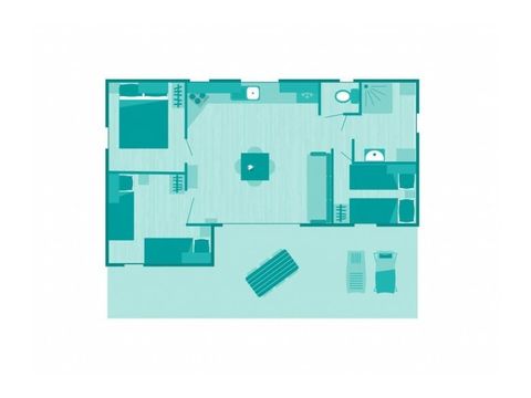 CHALET 6 personnes - Chalet | Comfort XL | 3 Ch. | 6 Pers.