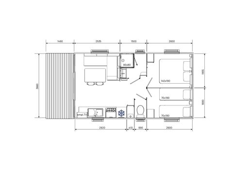 MOBILHOME 6 personnes - VACOA