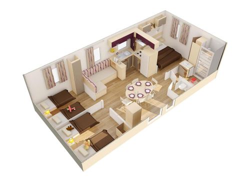 Mobilhome 6 personnes - Tamaris Confort