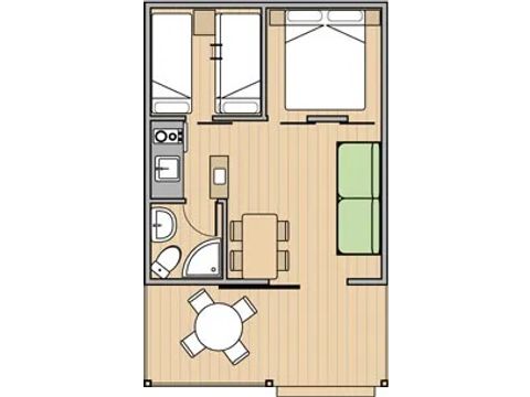 BUNGALOW 5 personnes - Standard B05