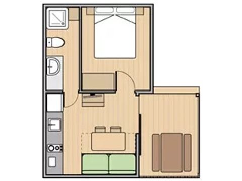 BUNGALOW 4 personnes - Premium B11