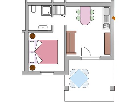 BUNGALOW 4 personnes - BILO COMFORT