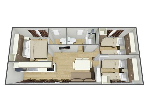 MOBILHOME 6 personnes - MAXICARAVAN PRESTIGE