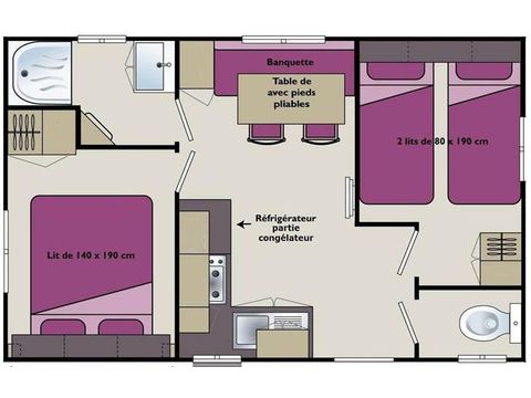 MOBILHOME 4 personnes - Cosy