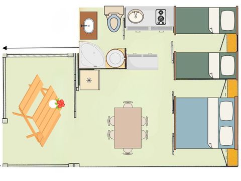 CHALET 5 personnes - Chalet 3 Pièces 5 Personnes