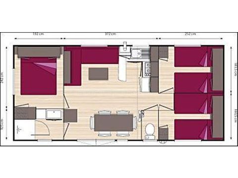 MOBILHOME 6 personnes - FIDJI