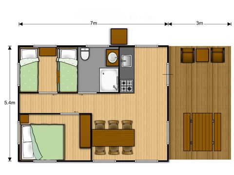 TENTE 4 personnes - LODGE