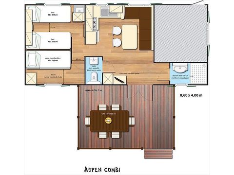MOBILHOME 4 personnes - SunLodge Aspen Combi