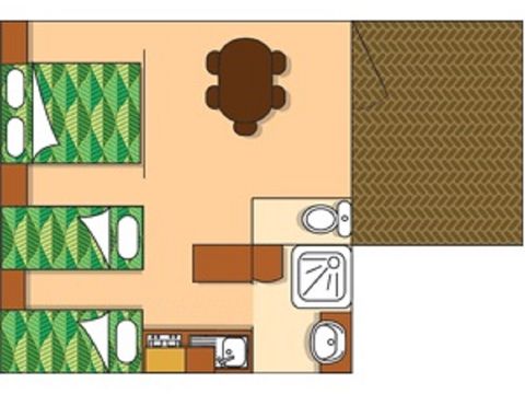 Chalet 5 personnes - Atlantis