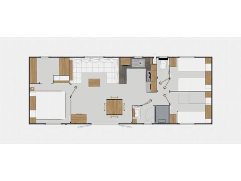 MOBILHOME 6 personnes - 3 chambres Or (Elite 1040)