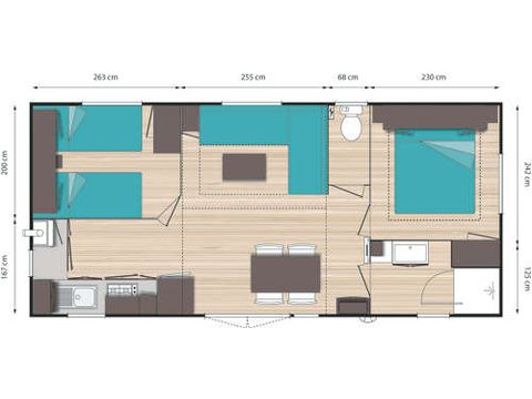 MOBILHOME 4 personnes - O'Phéa