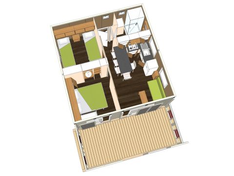 CHALET 5 personnes - Confort plus
