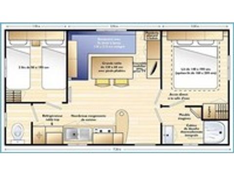 Mobilhome 6 personnes - Mobil home 29 m2