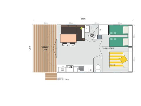 MOBILHOME 6 personnes - IRM LoggiaBay