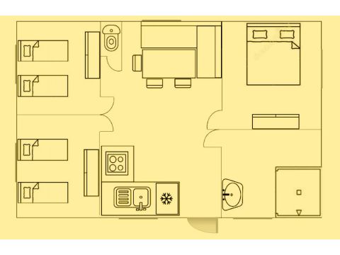 MOBILHOME 6 personnes - SUPER TITANIA