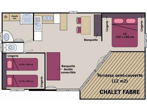 CHALET 6 personnes - Fabre