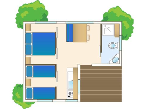 CHALET 4 personnes - 4 PERSONNES