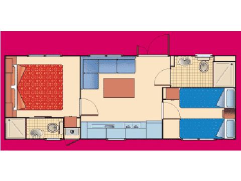 Mobilhome 4 personnes - Ginestra
