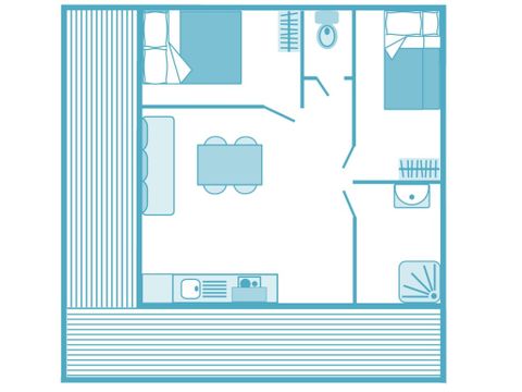 CHALET 6 personnes - Ciela sur Pilotis 2 chambres
