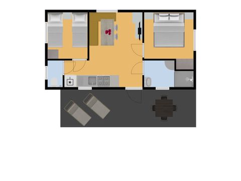 MOBILHOME 4 personnes - Besson