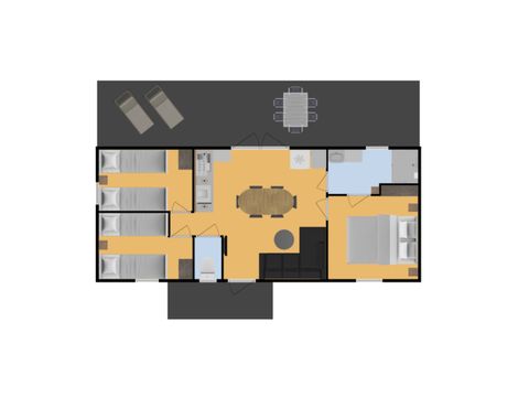 MOBILHOME 6 personnes - Laffrey Côté Jardin