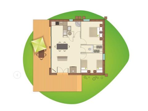CHALET 6 personnes - 2 chambres