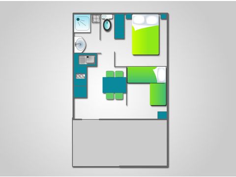 Chalet 4 personnes - 2 chambres