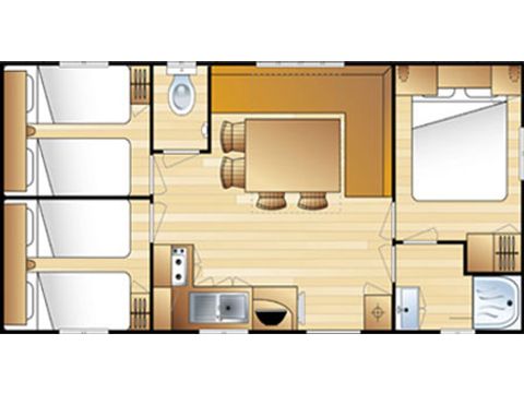 MOBILHOME 8 personnes - MH IRM 2011 32m2 -25