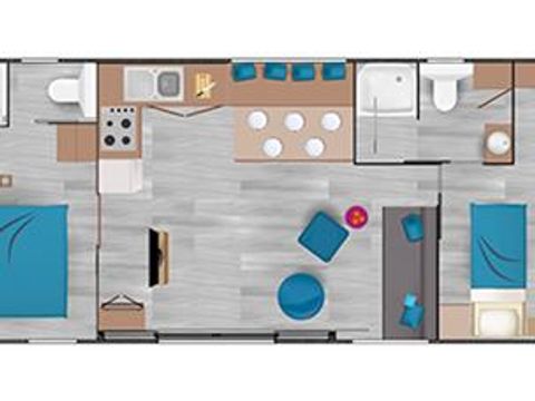 MOBILHOME 5 personnes - TAOS - LUXE