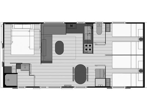 MOBILHOME 6 personnes - G -3 ch. Confort - DIMANCHE