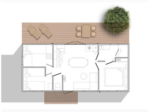 MOBILHOME 6 personnes - VIP
