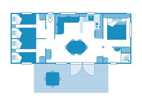 CHALET 7 personnes - COTTAGE 6/7p 3ch ***