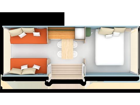 BUNGALOW TOILÉ 4 personnes - Coco Sweet 2 chambres