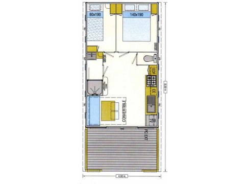 MOBILHOME 3 personnes - Ridorev Panama
