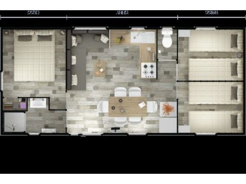 MOBILHOME 6 personnes - Rideau Nirvana Trio