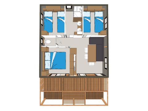 CHALET 6 personnes - Confort Plus HOLYWOOD