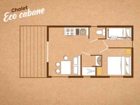 CHALET 4 personnes - CONFORT ECO-CABANE