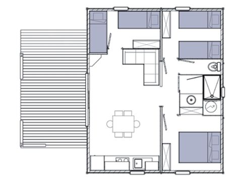 CHALET 6 personnes - OCKLAND