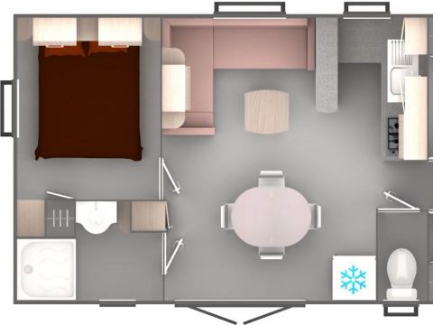 MOBILHOME 6 personnes - 33m²