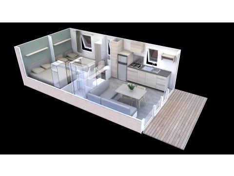 MOBILHOME 6 personnes - CASITA LIMON - 26m²- 2 chambres