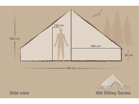 TENTE 4 personnes - TIENDA DE ALGODON