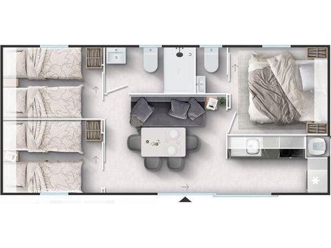 MOBILHOME 6 personnes - Mobilheime