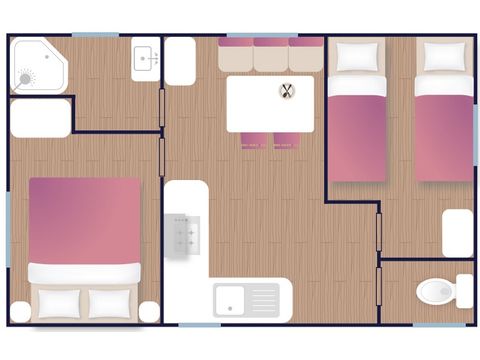 MOBILHOME 4 personnes - XIMISTA