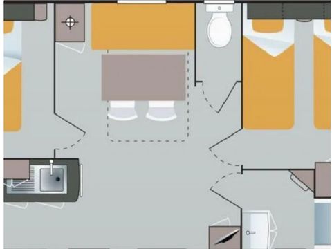 MOBILHOME 6 personnes - IZARRA