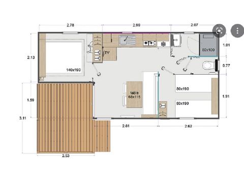 MOBILHOME 6 personnes - ILARGGIA